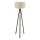 Candeeiro de pé AYD 1xE27/40W/230V bege/castanho