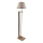 Candeeiro de pé AYD 1xE27/40W/230V bege/castanho