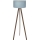 Candeeiro de pé AYD 1xE27/40W/230V castanho/azul