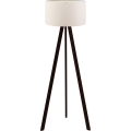 Candeeiro de pé AYD 1xE27/40W/230V castanho/branco