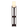 Candeeiro de pé AYD 1xE27/40W/230V castanho/creme