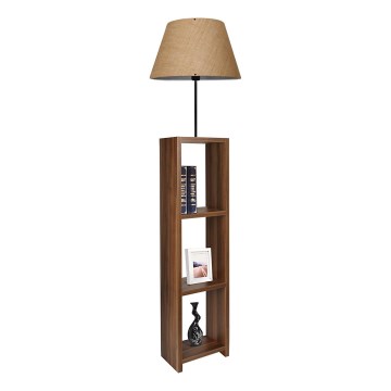 Candeeiro de pé AYD 1xE27/40W/230V castanho