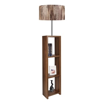 Candeeiro de pé AYD 1xE27/40W/230V castanho