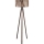 Candeeiro de pé AYD 1xE27/40W/230V castanho
