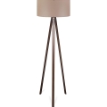 Candeeiro de pé AYD 1xE27/40W/230V castanho