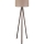 Candeeiro de pé AYD 1xE27/40W/230V castanho