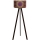 Candeeiro de pé AYD 1xE27/40W/230V castanho/multicolorido
