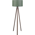 Candeeiro de pé AYD 1xE27/40W/230V castanho/verde