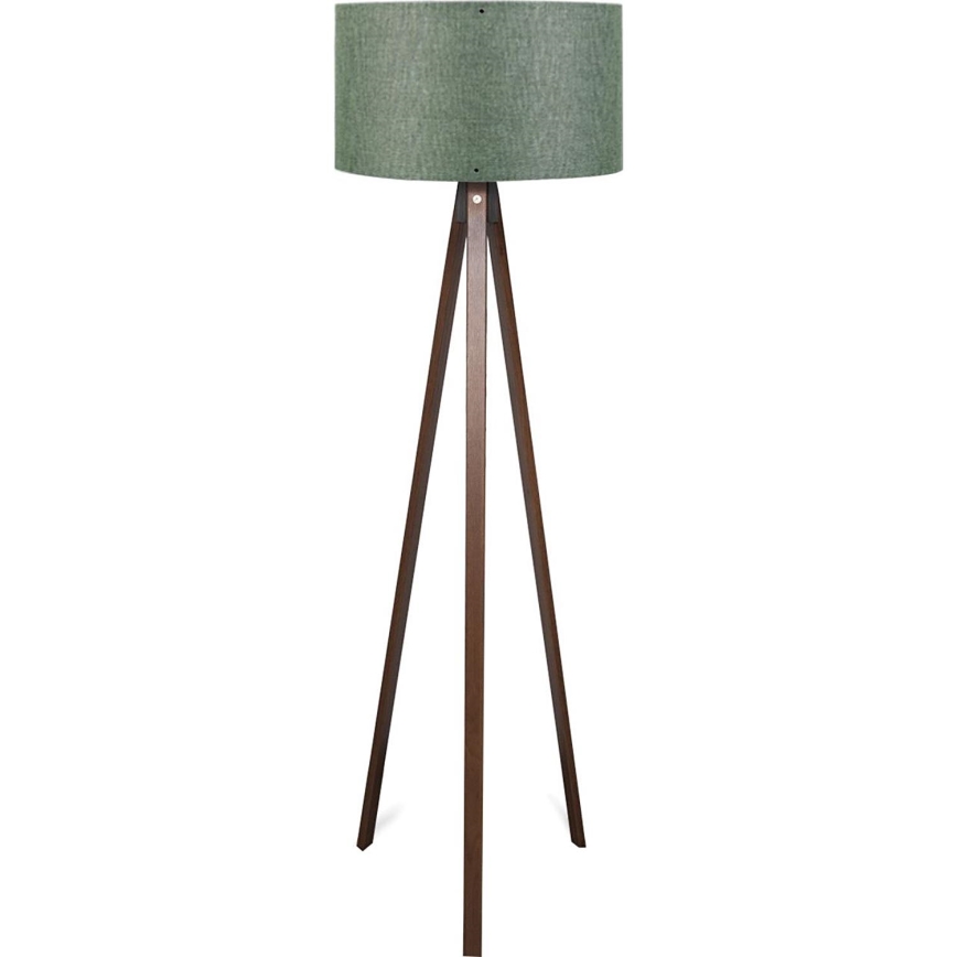 Candeeiro de pé AYD 1xE27/40W/230V castanho/verde