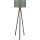 Candeeiro de pé AYD 1xE27/40W/230V castanho/verde