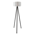 Candeeiro de pé AYD 1xE27/40W/230V preto/branco