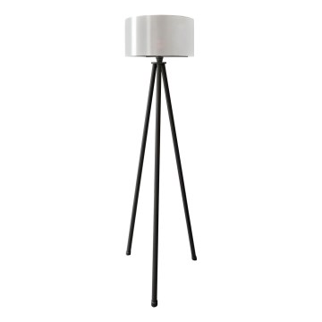Candeeiro de pé AYD 1xE27/40W/230V preto/branco