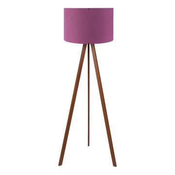Candeeiro de pé AYD 1xE27/40W/230V roxo/castanho