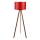 Candeeiro de pé AYD 1xE27/40W/230V vermelho/castanho