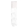 Candeeiro de pé com prateleiras 1xE27/60W/230V branco