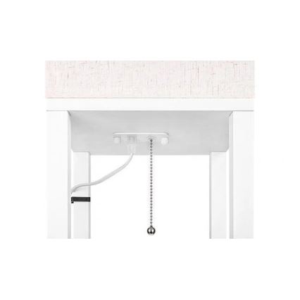 Candeeiro de pé com prateleiras 1xE27/60W/230V branco