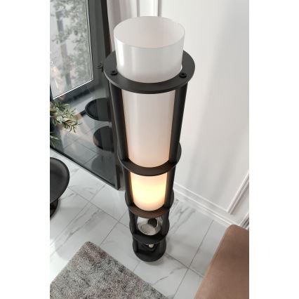Candeeiro de pé com prateleiras NOTO 1xE27/40W/230V preto