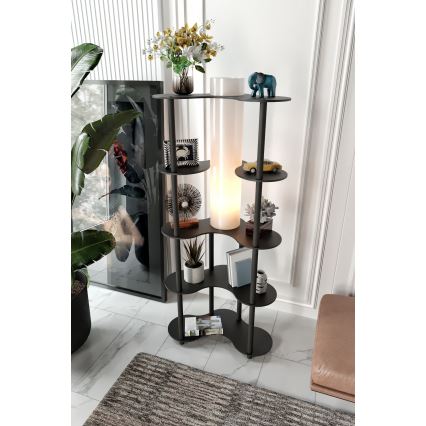 Candeeiro de pé com prateleiras NOTO 1xE27/40W/230V preto