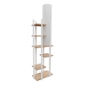 Candeeiro de pé com prateleiras VOGUE 1xE27/40W/230V 160 cm branco