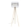 Candeeiro de pé CORAL 1xE27/60W/230V bege/branco/dourado