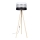 Candeeiro de pé CORAL 1xE27/60W/230V bege/preto/branco/cromado fosco