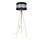 Candeeiro de pé CORAL 1xE27/60W/230V bege/preto/cromado fosco