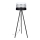 Candeeiro de pé CORAL 1xE27/60W/230V wengué/preto/branco/cromado mate