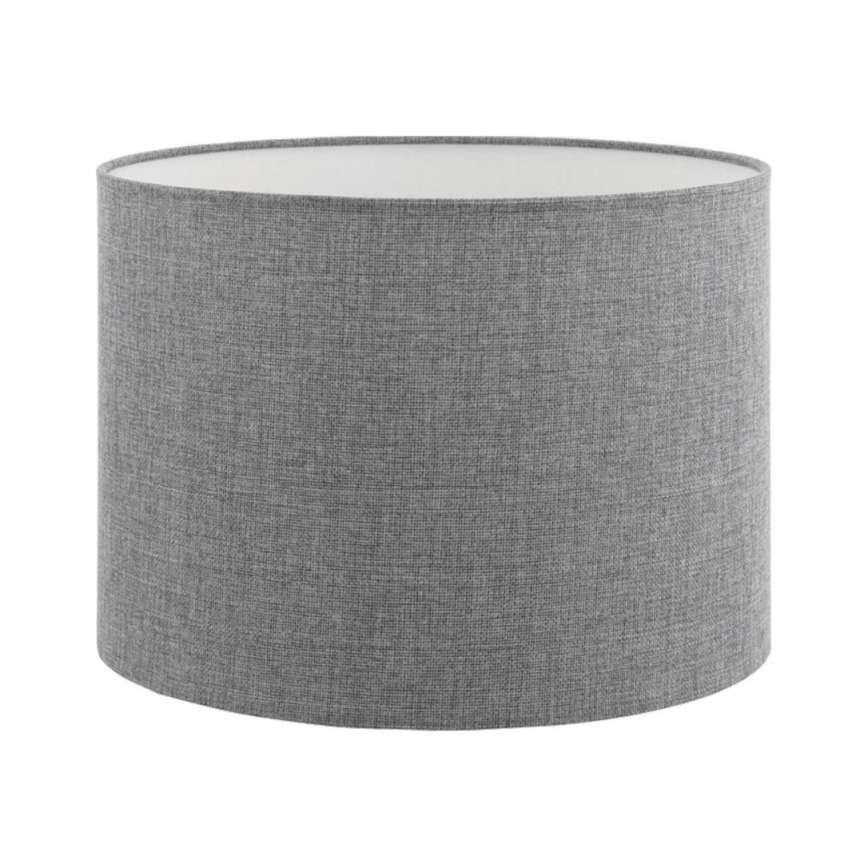Candeeiro de pé LED TUNJA 1xE27/20W/230V diâmetro 30 cm preto/cinzento