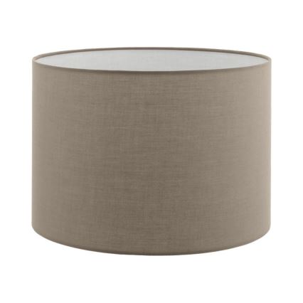 Candeeiro de pé LED TUNJA 1xE27/20W/230V Ø 30 cm cromo mate/taupe