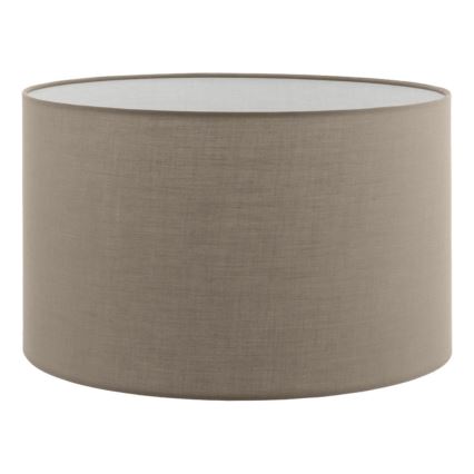 Candeeiro de pé LED TUNJA 1xE27/20W/230V Ø 38 cm cromo mate/taupe