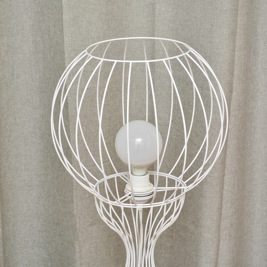 Candeeiro de pé MERCURE 1xE27/15W/230V branco