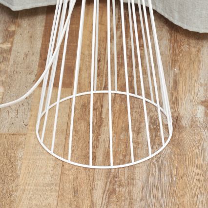 Candeeiro de pé MERCURE 1xE27/15W/230V branco
