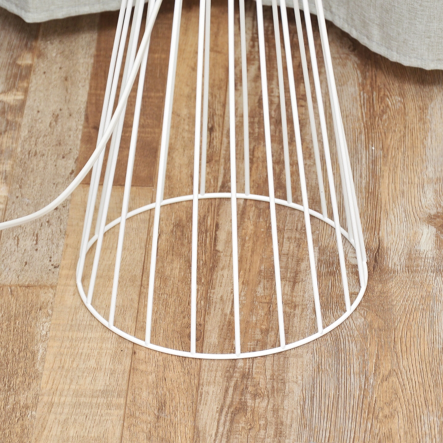 Candeeiro de pé MERCURE 1xE27/15W/230V branco