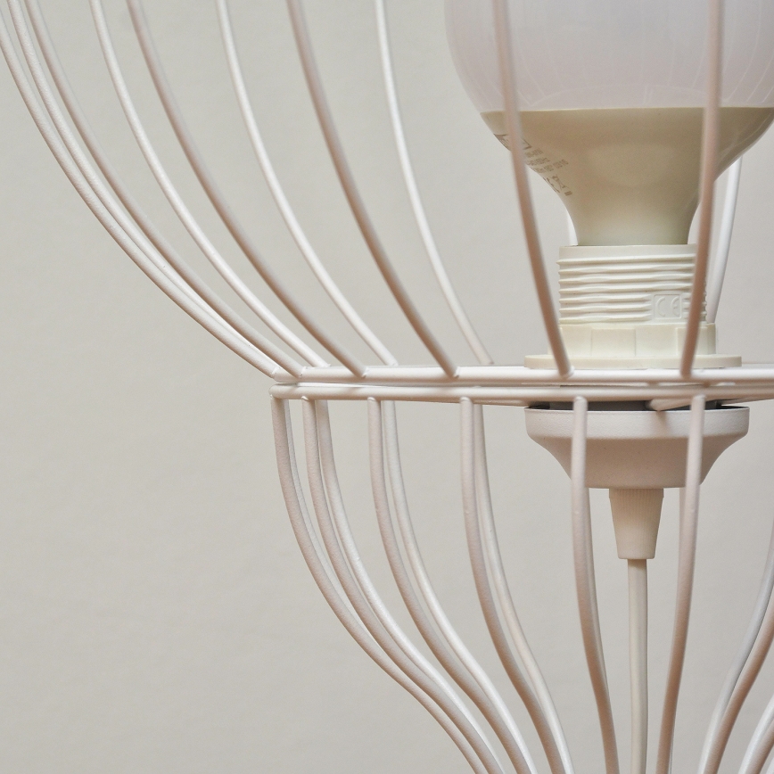 Candeeiro de pé MERCURE 1xE27/15W/230V branco