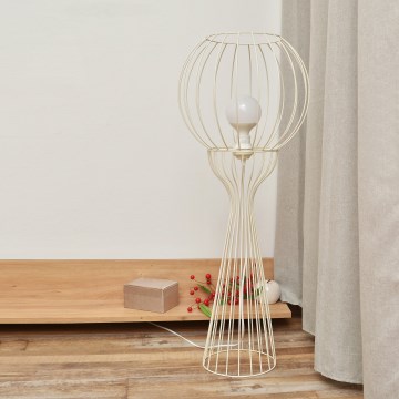 Candeeiro de pé MERCURE 1xE27/15W/230V creme