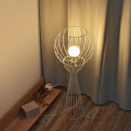 Candeeiro de pé MERCURE 1xE27/15W/230V creme