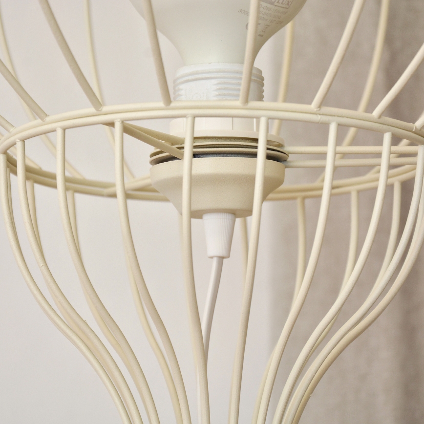 Candeeiro de pé MERCURE 1xE27/15W/230V creme