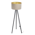 Candeeiro de pé STANDART 1xE27/60W/230V bege/wengue