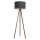 Candeeiro de pé STANDART 1xE27/60W/230V cinza/wengué