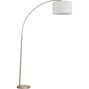 Candeeiro de pé ZENITH 1xE27/15W/230V cromo fosco/branco