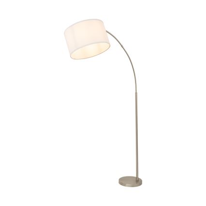 Candeeiro de pé ZENITH 1xE27/15W/230V cromo fosco/branco