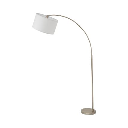 Candeeiro de pé ZENITH 1xE27/15W/230V cromo fosco/branco