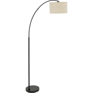 Candeeiro de pé ZENITH 1xE27/15W/230V preto/bege