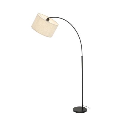 Candeeiro de pé ZENITH 1xE27/15W/230V preto/bege