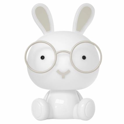 Candeeiro de presença para crianças LED RGBW regulável 2,5W/230V coelho branco