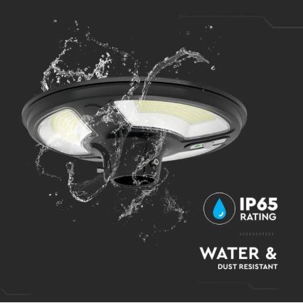 Candeeiro de rua LED com sensor LED/10W/3,2V 6500K IP65 + controlo remoto