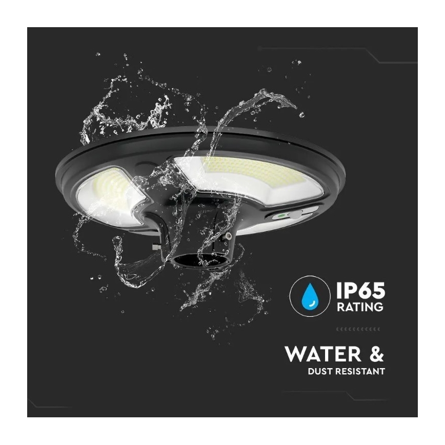 Candeeiro de rua LED com sensor LED/10W/3,2V 6500K IP65 + controlo remoto