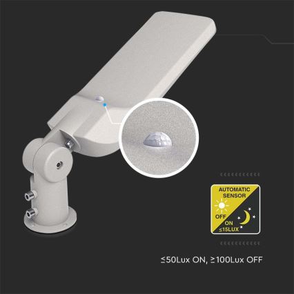 Candeeiro de rua LED com sensor SAMSUNG CHIP LED/50W/230V 4000K IP65