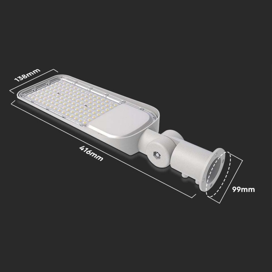 Candeeiro de rua LED com um sensor SAMSUNG CHIP LED/30W/230V 6500K IP65