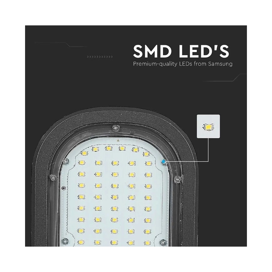 Candeeiro de rua LED SAMSUNG CHIP LED/30W/230V 6400K IP65